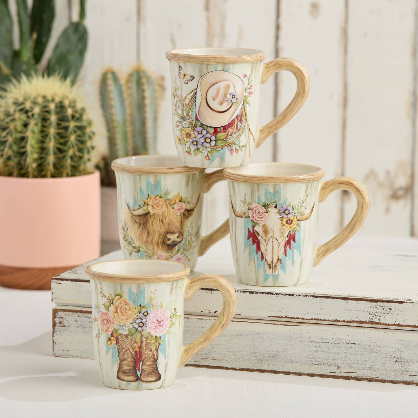 Rosewood Ranch Mug 14 oz. 4 asst. 14 oz