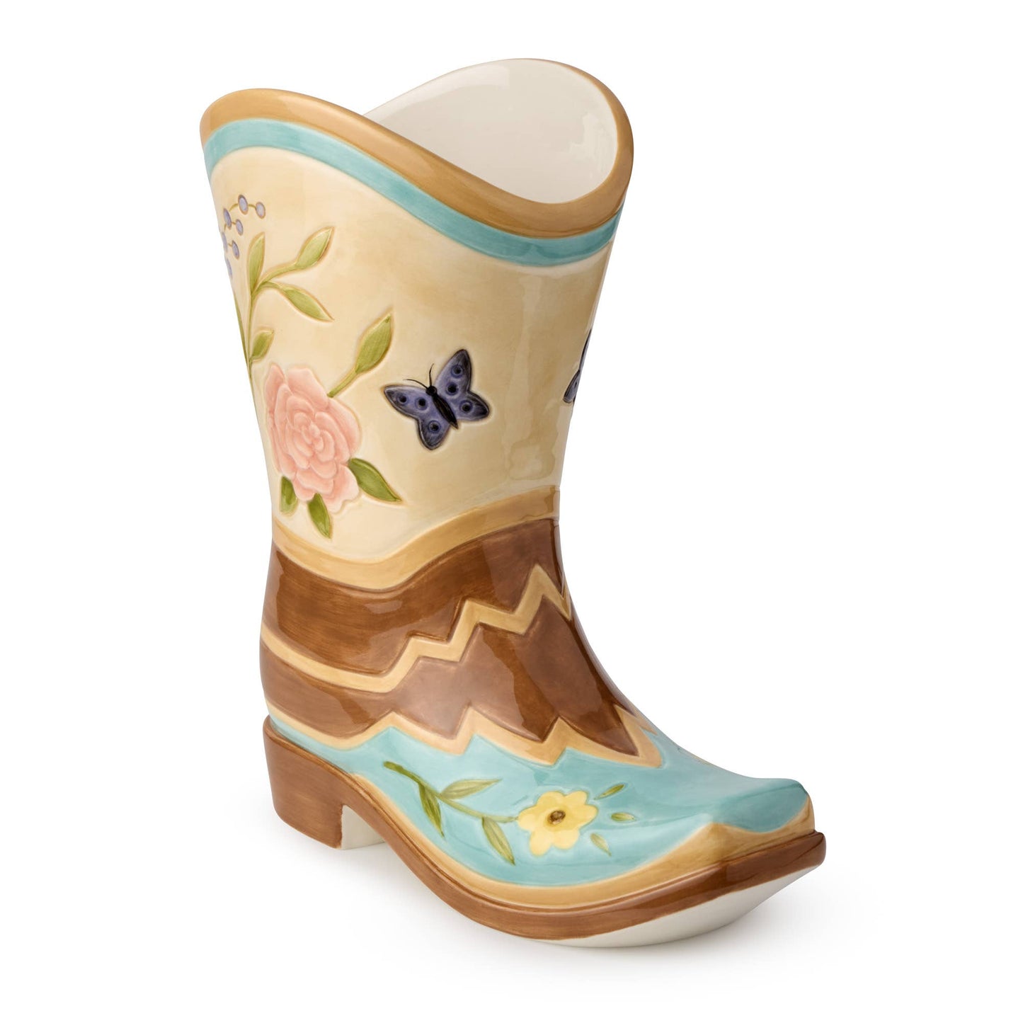 Rosewood Ranch 3-D Boot Vase 9" x 4.5" x 9.75" 56 oz.