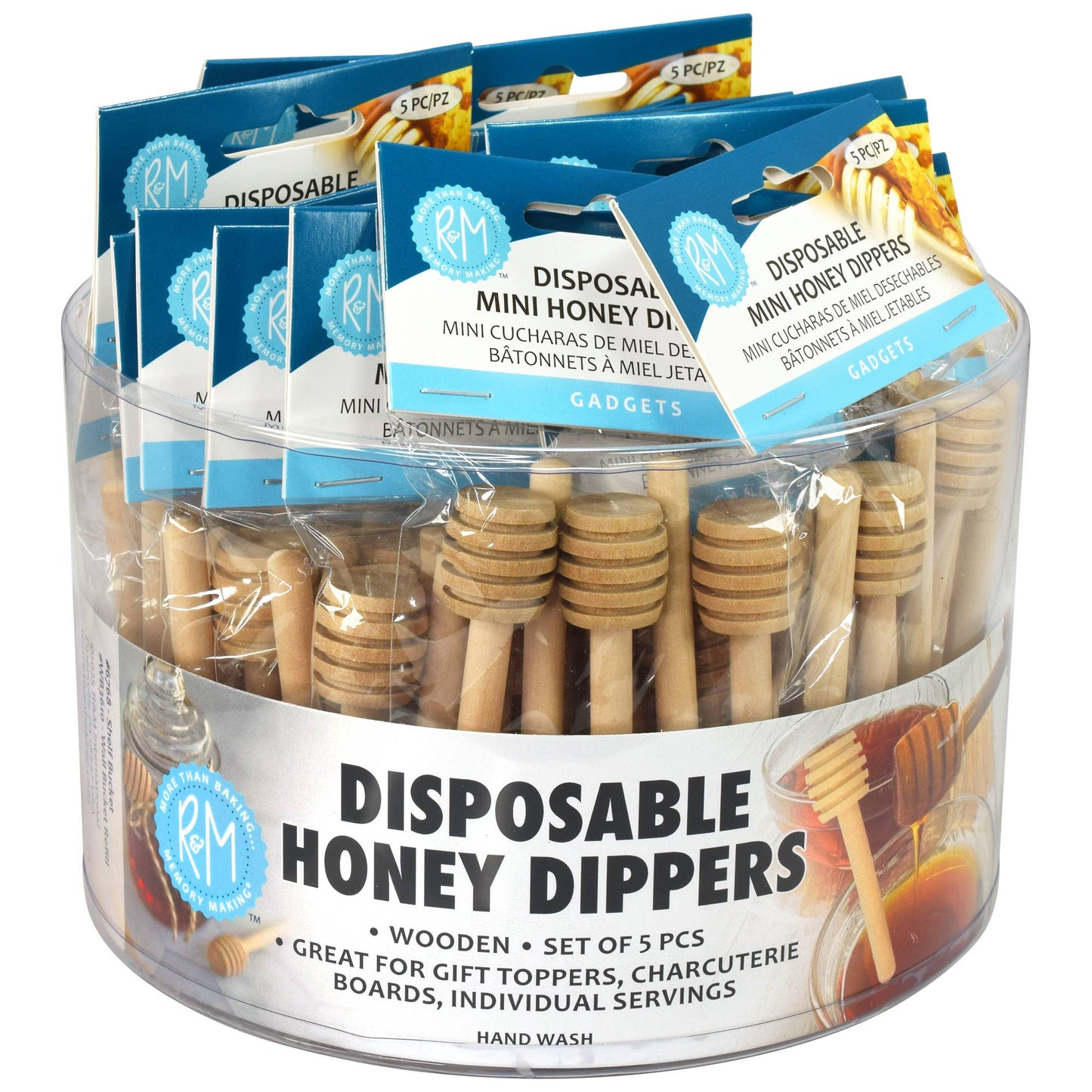 Disposable Honey Dipper Pack of 5 Bucket /20