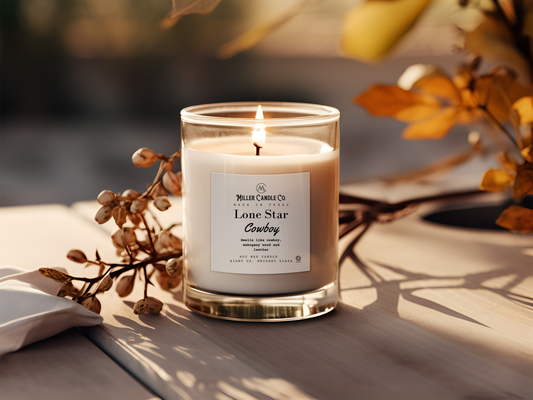 Lone Star Cowboy Candle