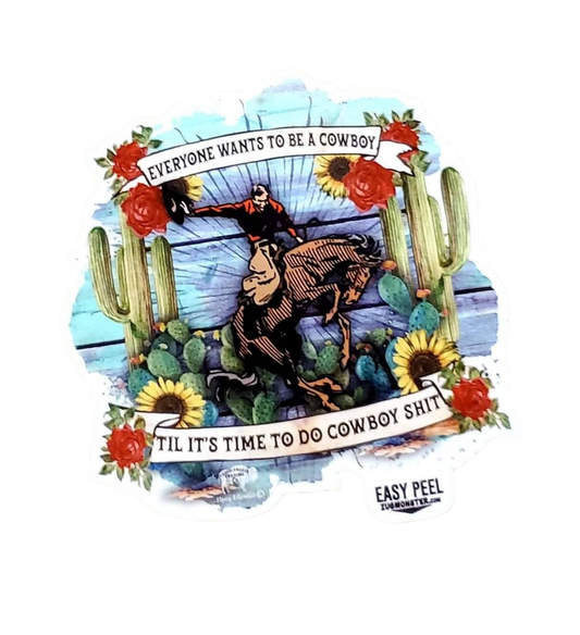 Cowboy Shit - Sticker