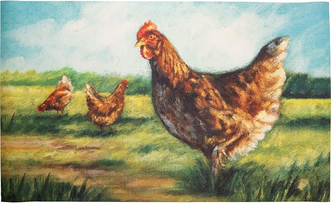 Rug - Curious Chickens
