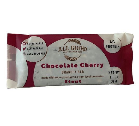 Chocolate Cherry Stout Granola Bar