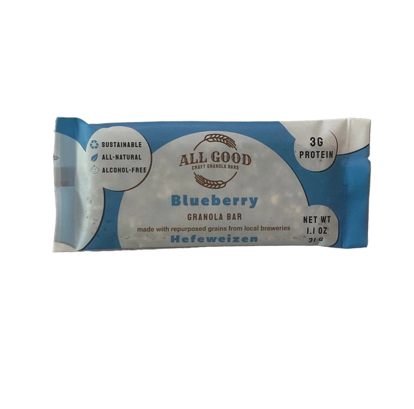 Blueberry Hefeweizen Granola Bar