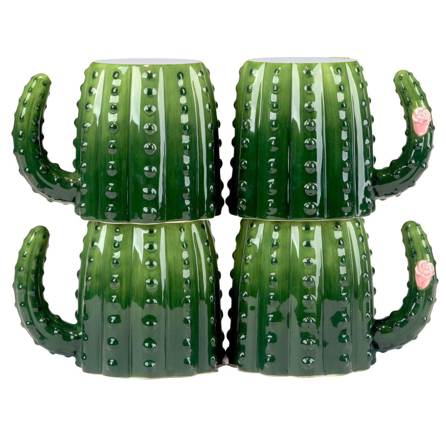 Cactus Verde 3-D Cactus Mug 18 oz