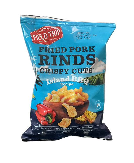 Island BBQ Crispy Cuts Pork Rinds 1 oz