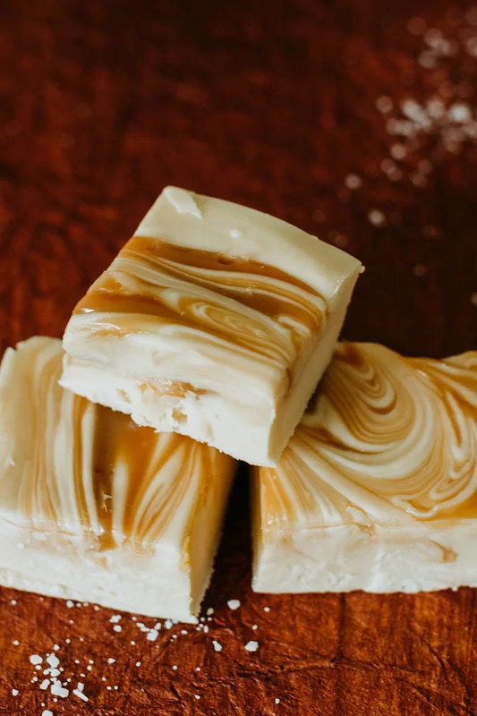 Vanilla Sea Salt Caramel Fudge