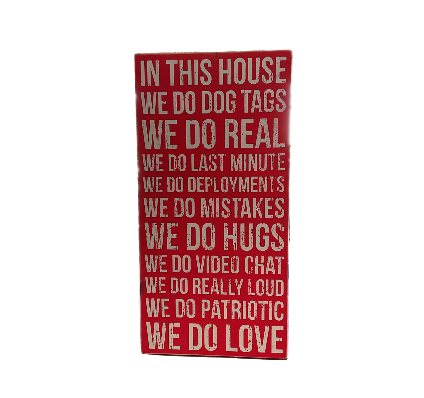 Box Sign - We DO Dog Tags