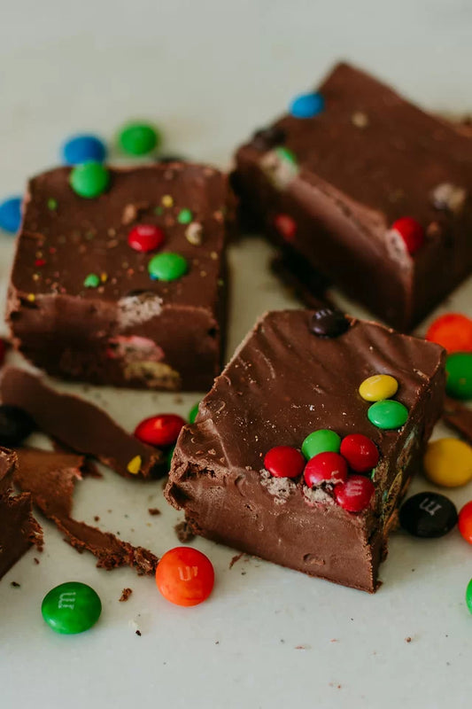 Chocolate M&M Fudge