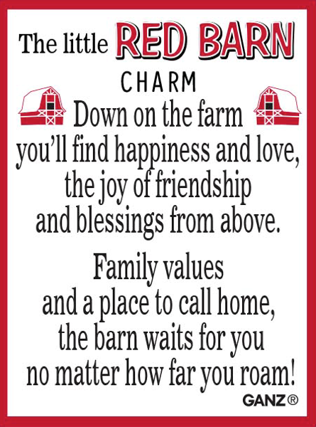 The Little Red Barn Charms ER72457