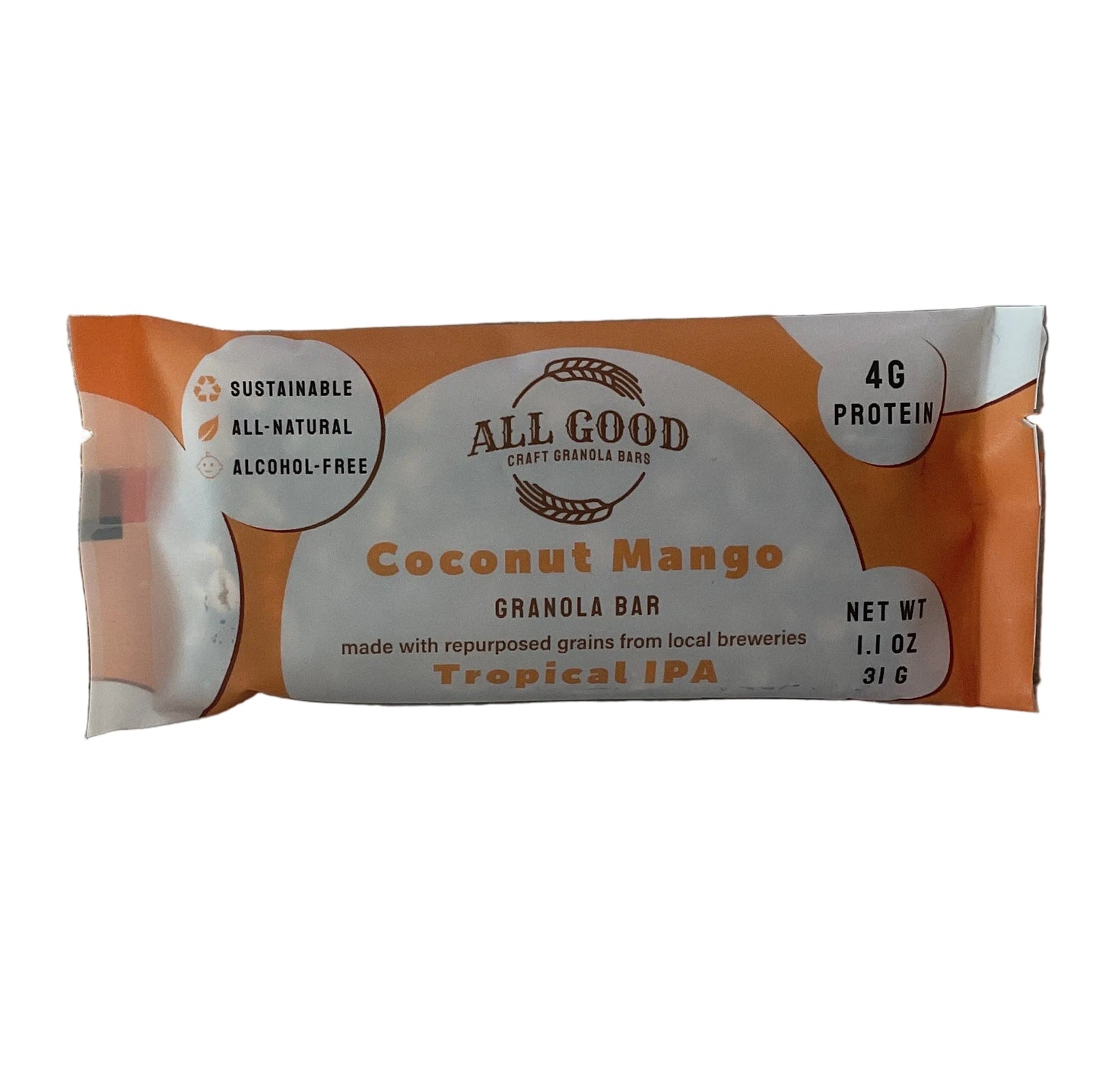 Coconut Mango Tropical Granola Bar