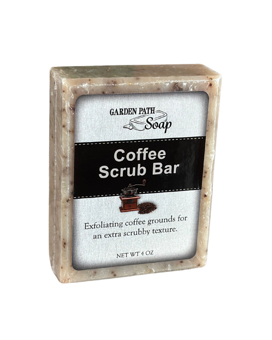 Coffee Scrub Bar Soap 4oz