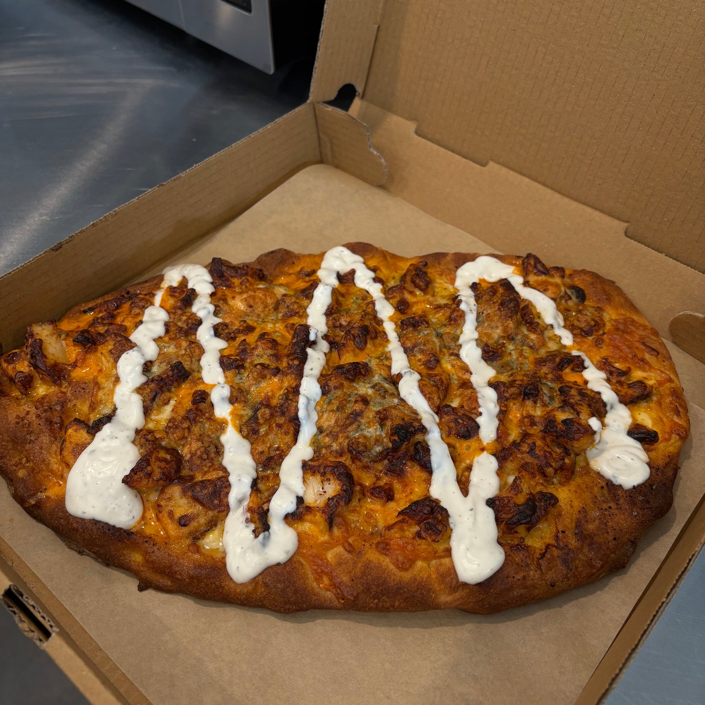 Buffalo Chicken Flatbread