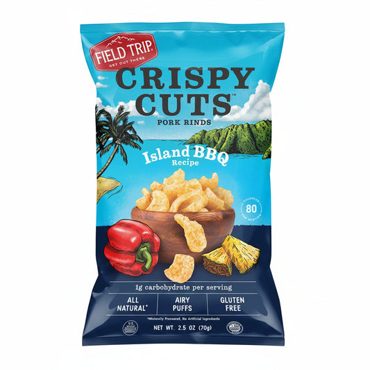 Island BBQ Crispy Cuts Pork Rind 2.5 oz