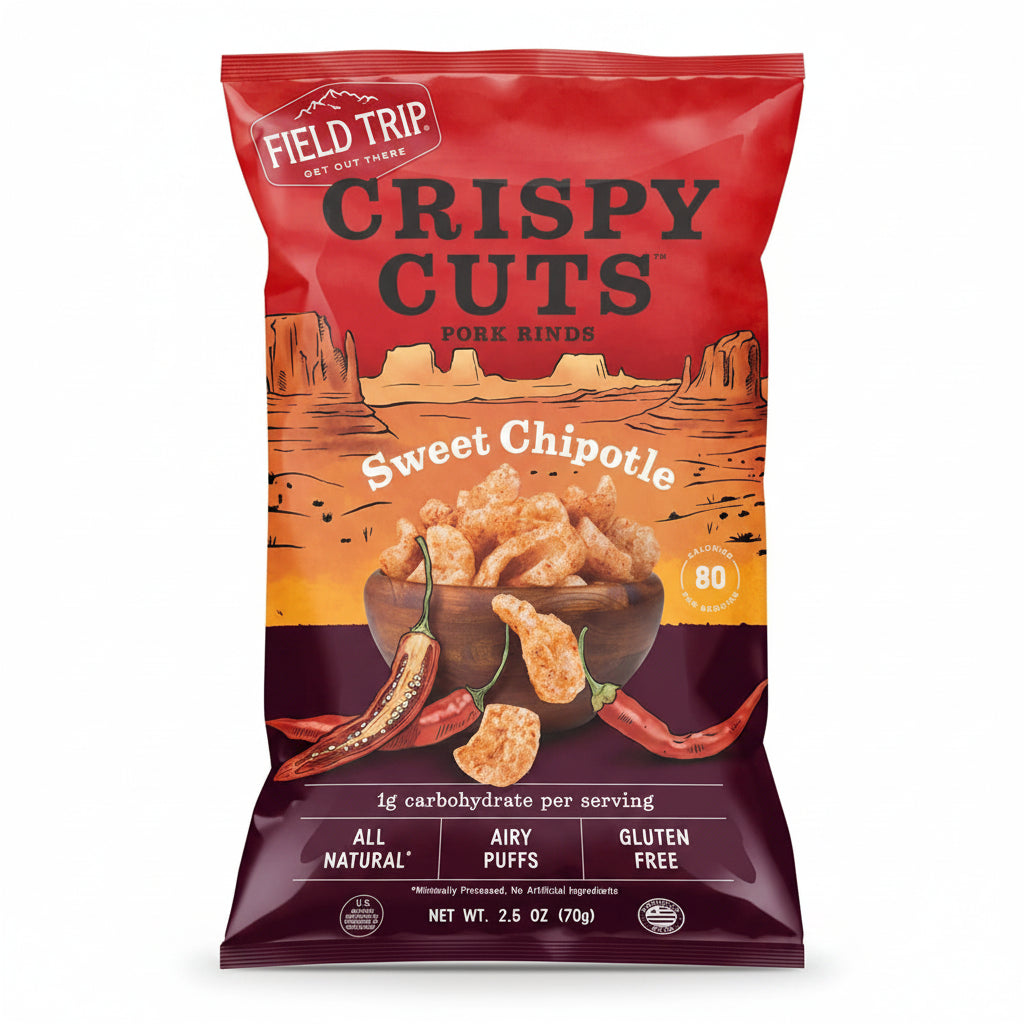 Sweet Chipotle Crispy Cut Pork Rind 2.5 oz