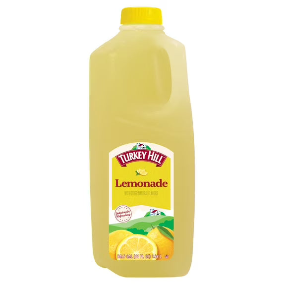 Turkey Hill Iced Lemonade 1/2 gal.