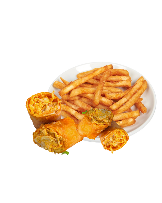 Buffalo Chicken Egg Roll & Fries Combo