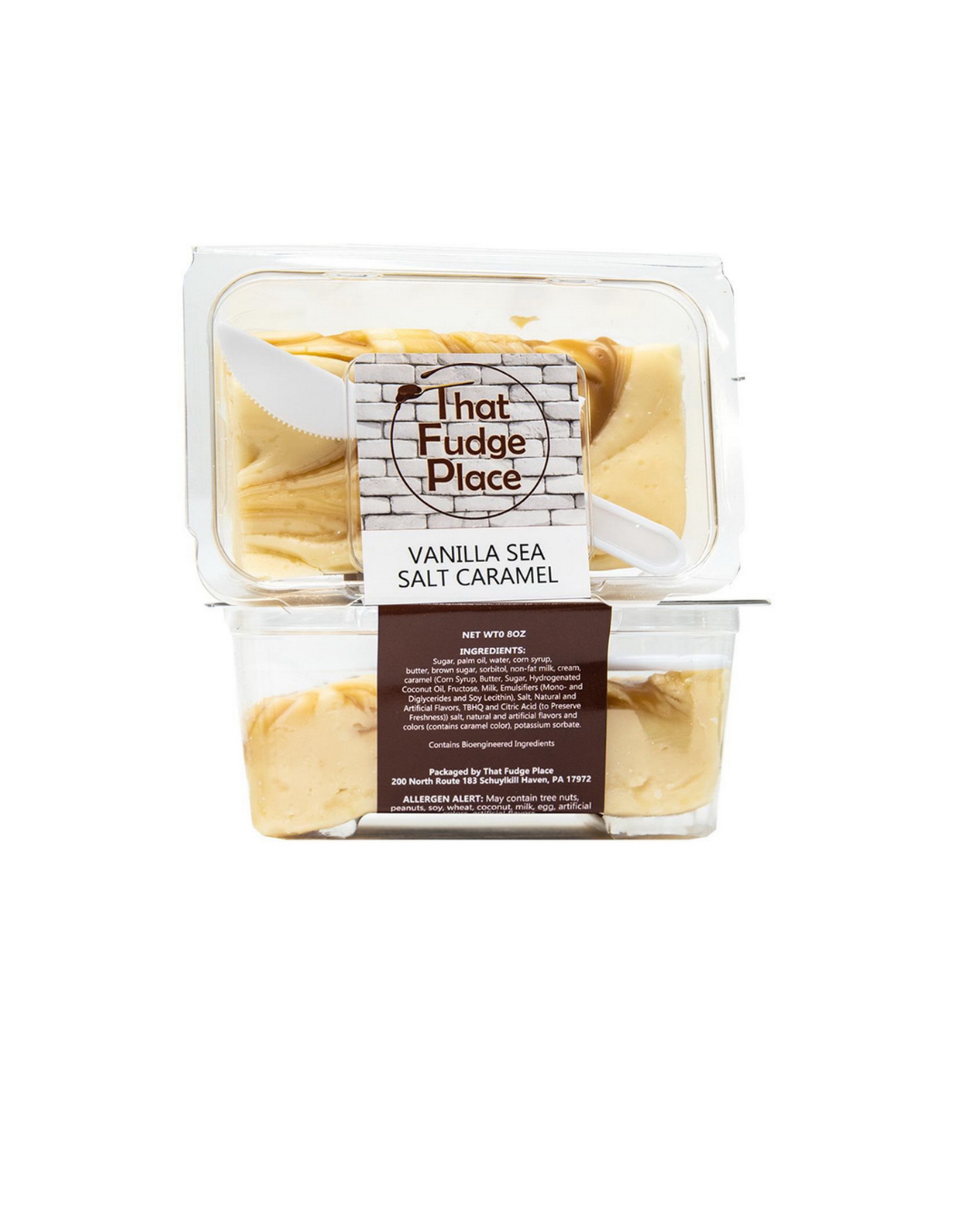 Vanilla Sea Salt Caramel Fudge 8oz