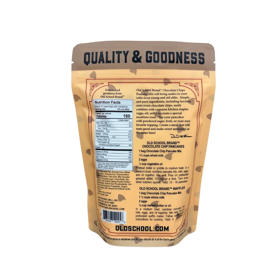 Chocolate Chip Pancake Mix, 16oz
