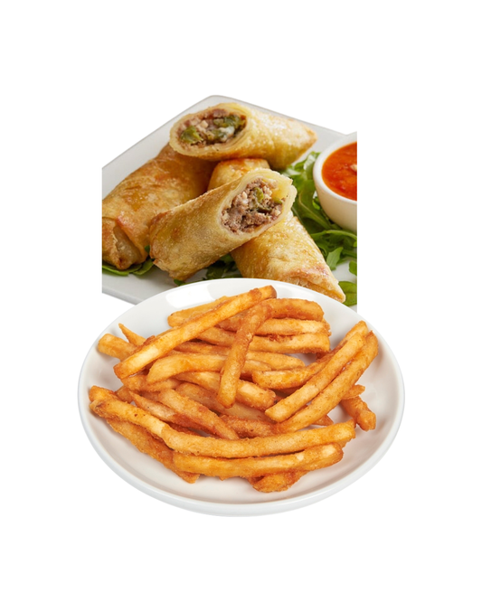 Philly Cheesesteak Egg Roll & Fries Combo