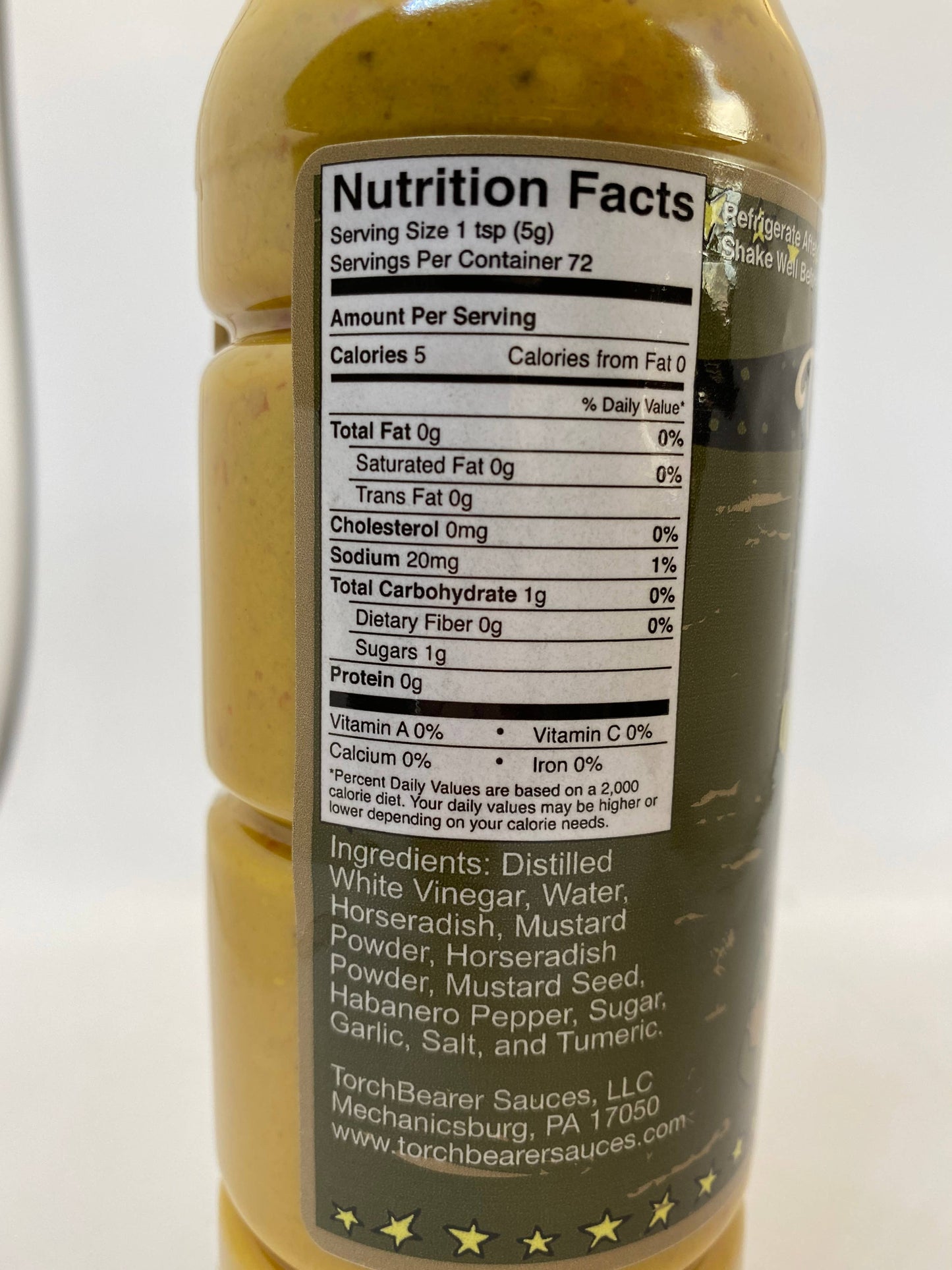 Spicy Horseradish Mustard | 12oz Bottle | Heat 2/10