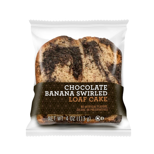Single Serve Banana Chocolate Swirl Cake