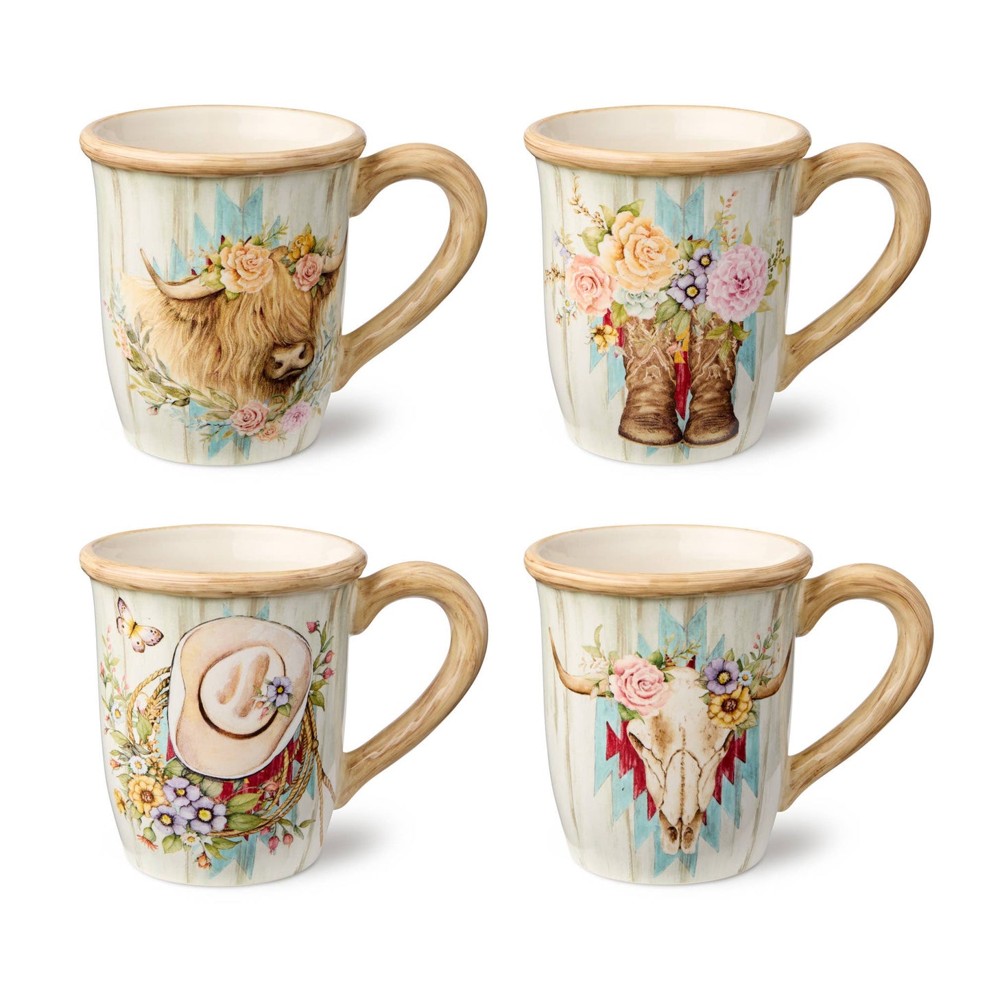 Rosewood Ranch Mug 14 oz. 4 asst. 14 oz