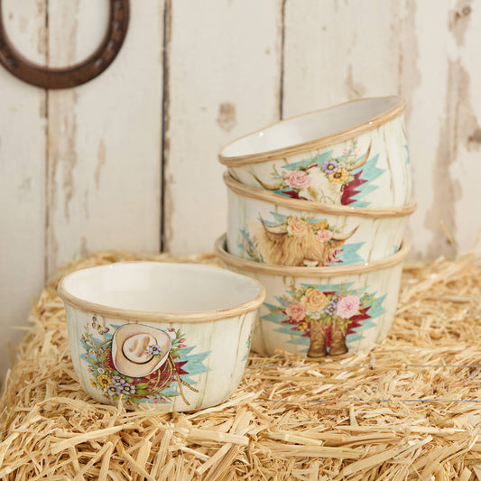 Rosewood Ranch Ice Cream Bowl 5.25" x 3"