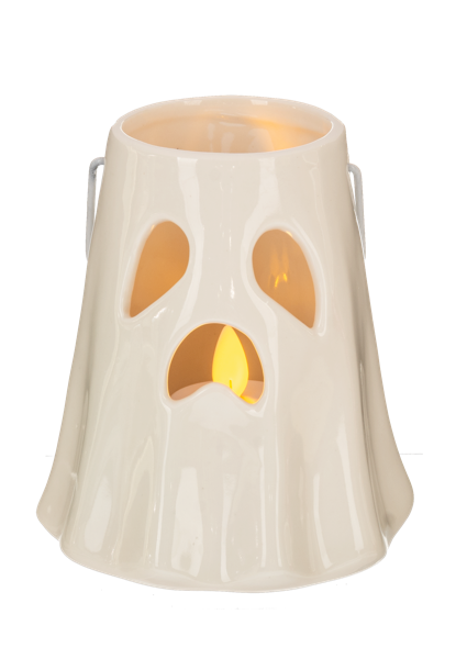Ceramic Ghost Tealight Holder  Small or Large