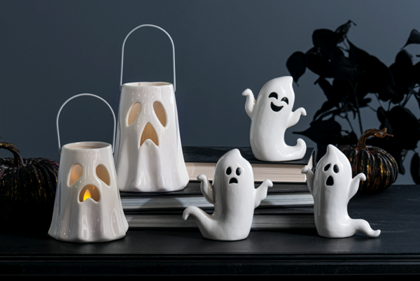 Ceramic Ghost Tealight Holder  Small or Large