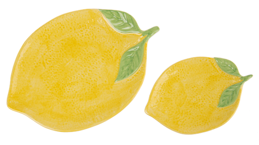 Lemon Appetizer Plate Set of 2