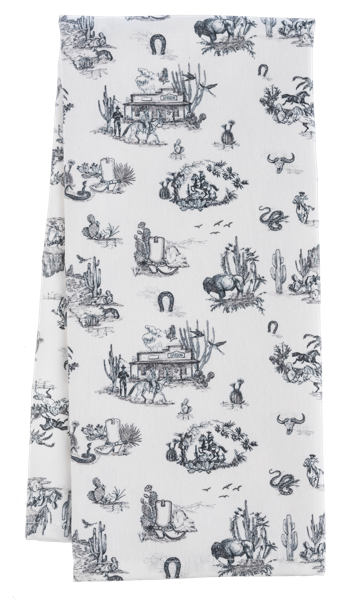 Western Toile Tea Towel CB197931