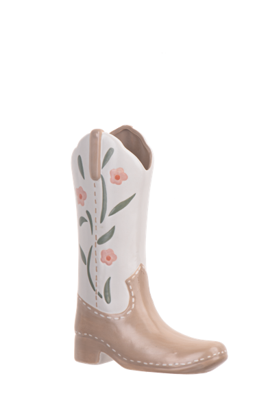 Floral Cowboy Boot Vase CB197967