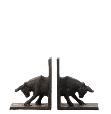 Longhorn Bookend Pair