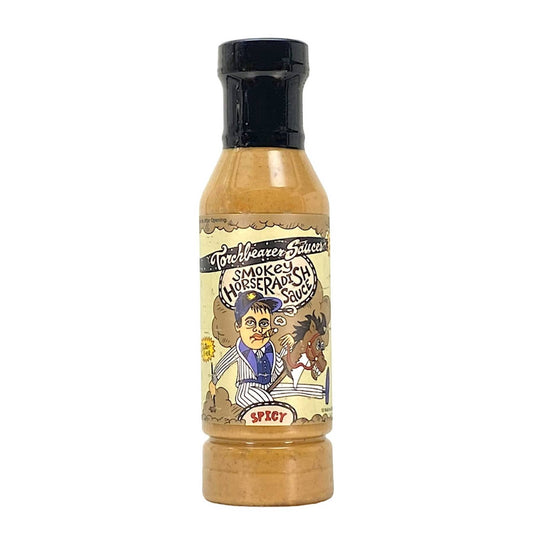 Smokey Horseradish | 12oz Bottle| Savory, Smokey | Heat 2/10