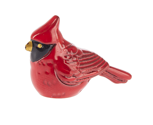 Lucky Little Cardinal Charms Basket