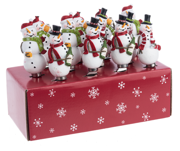 Snowman Spreaders - Assorted  EX29069