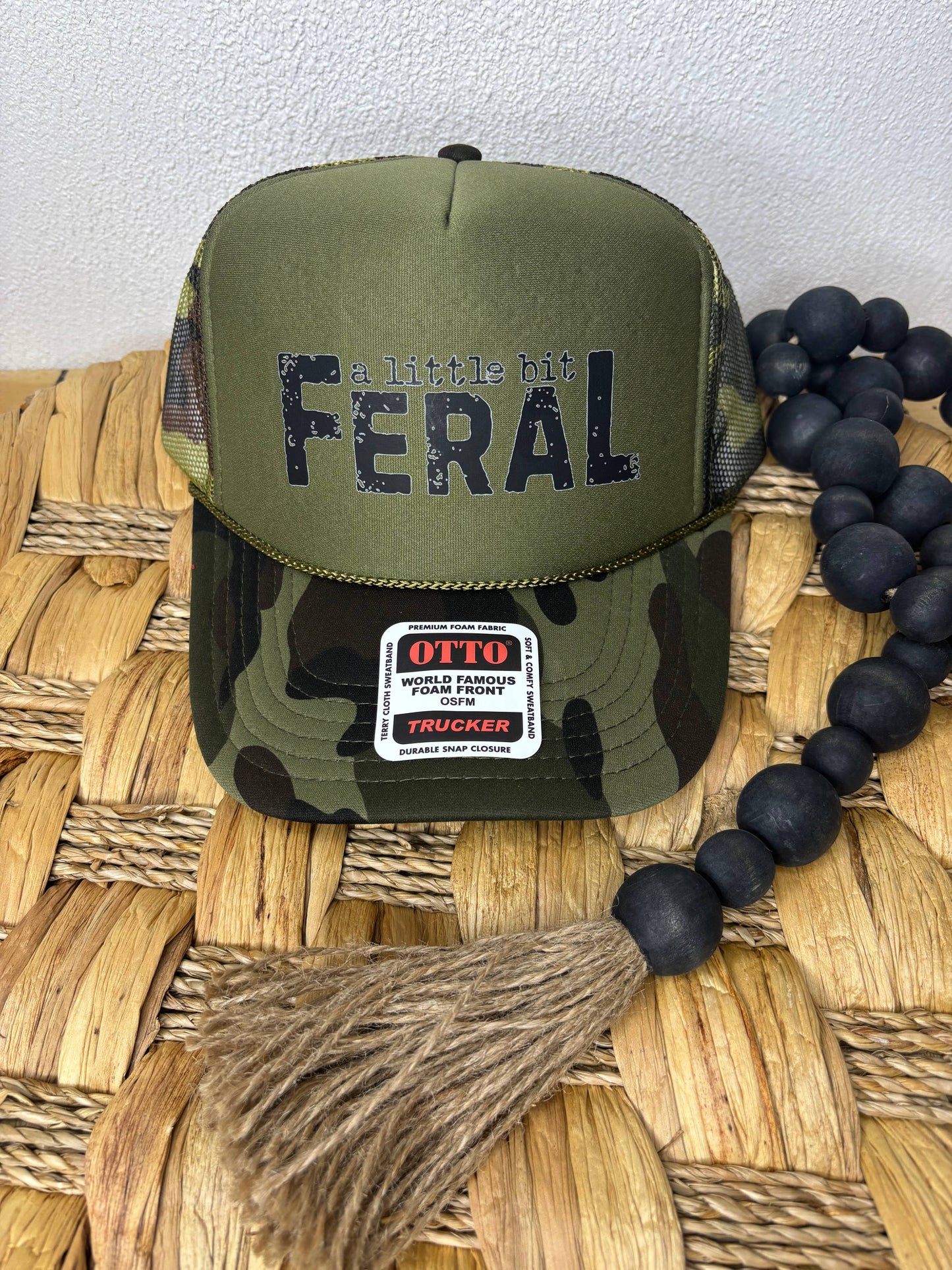 A Little Bit Feral Trucker Hat