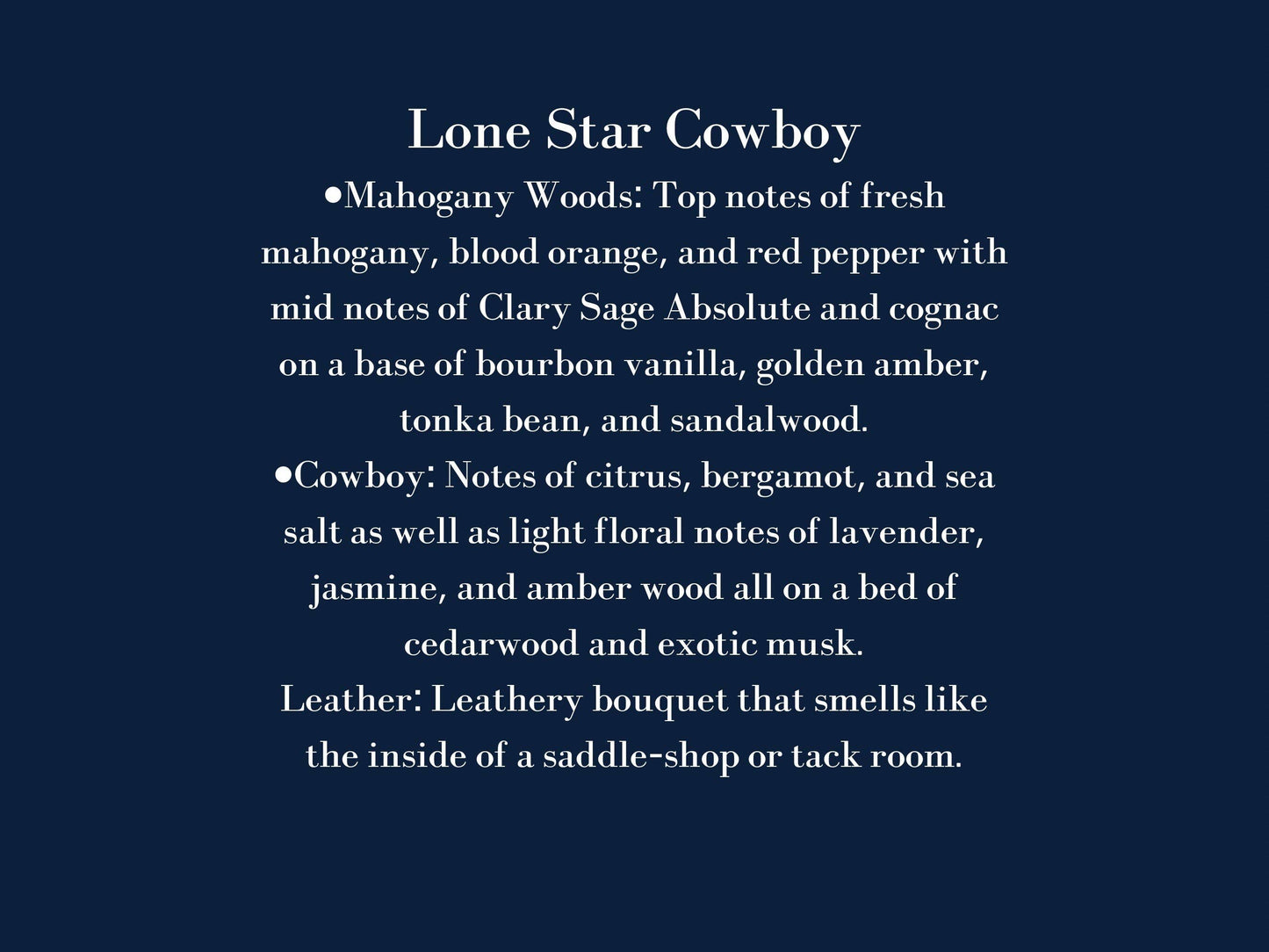 Lone Star Cowboy Candle