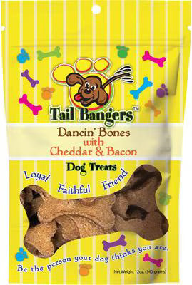 Tail Bangers Dancin' Bones  Cheddar & Bacon Dog Treats