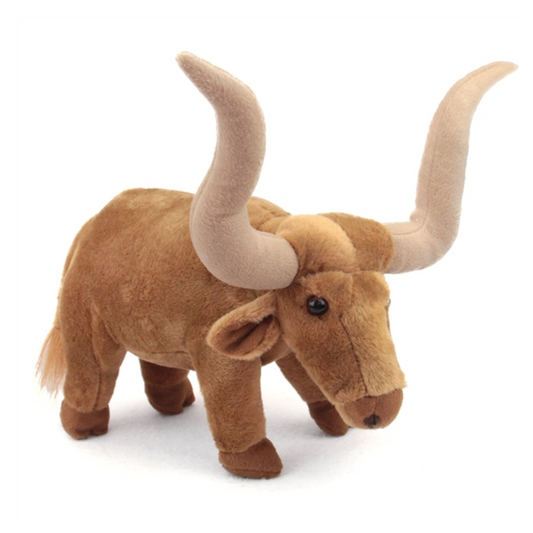 12" Standing Longhorn Bull A35971