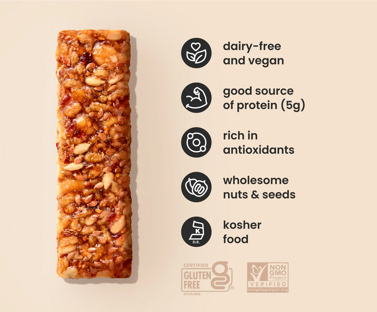 Cranberry-Orange and Walnut Orchard Bar