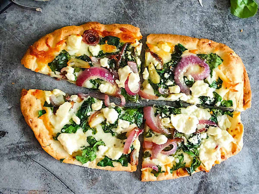 Spinach and Feta Flatbread